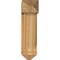 Ekena Millwork Traditional Arts and Crafts Rough Sawn Bracket w/ Offset Brace, Western Red Cedar, 8"W x 22"D x 30"H BKT0806X22X30TRA03RWR - alternate 3